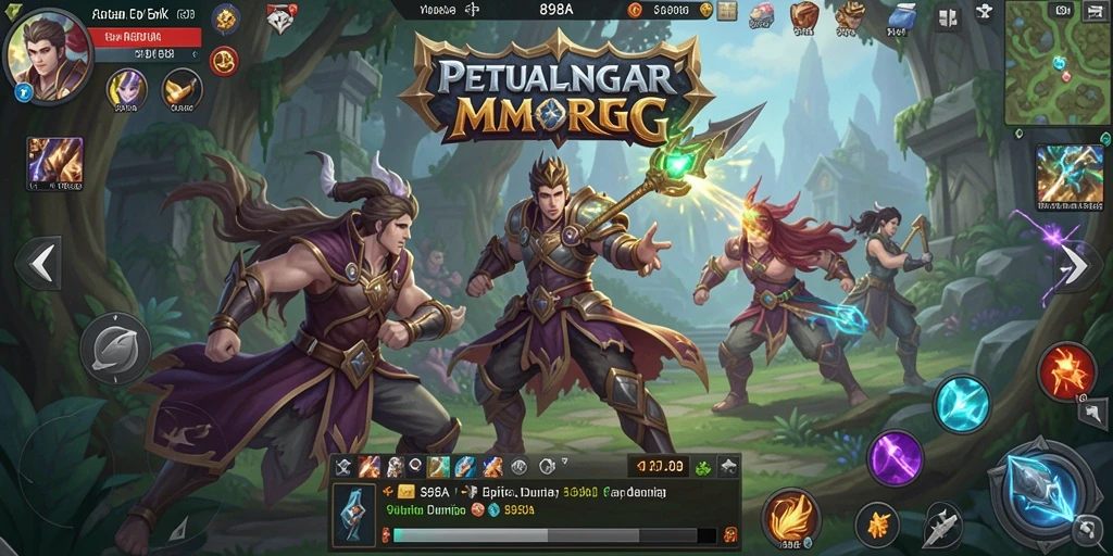 Tampilan permainan <strong>898A</strong> yang memikat dalam dunia MMORPG.