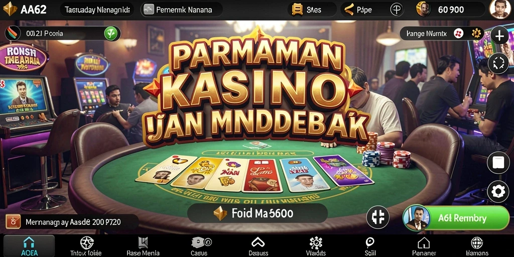 Tampilan gameplay menarik di AA62 dengan berbagai pilihan permainan kasino.