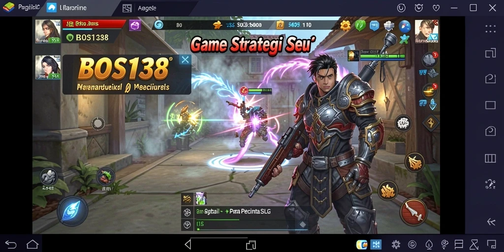 Tampilan permainan SLG yang menegangkan dan strategi menarik.