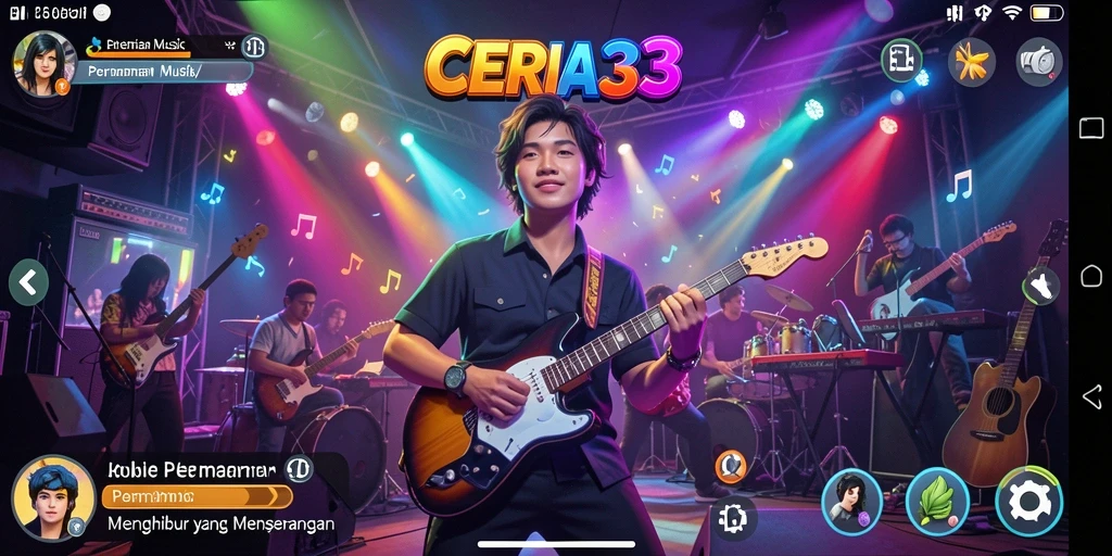 Tampilan gameplay CERIA33 yang interaktif dan menarik.