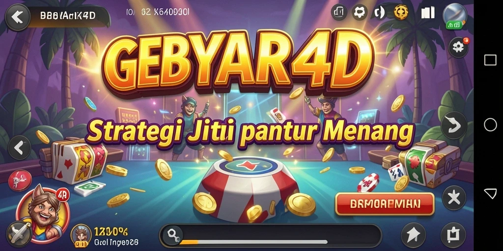 Tangkapan layar menunjukkan aksi gameplay GEBYAR4D yang penuh strategi.