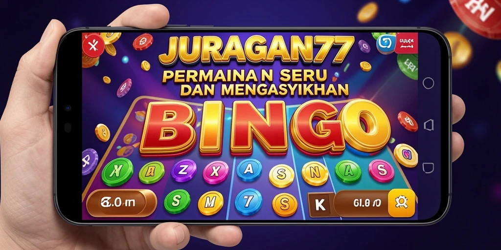 Tampilan gameplay bingo JURAGAN77 yang menarik dan interaktif.