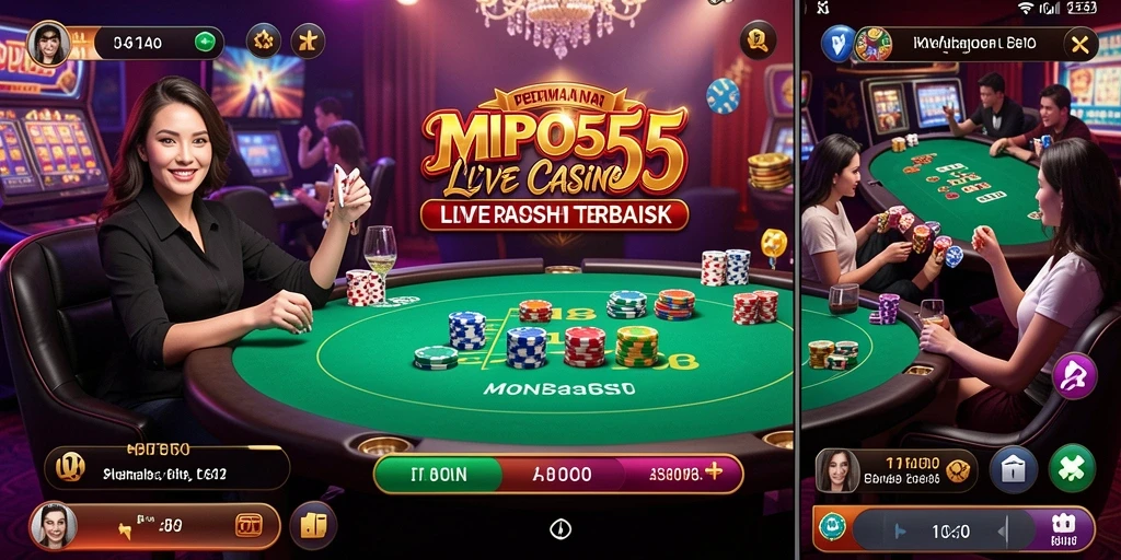 Gameplay seru di MPO555 dengan dealer live profesional dan interaksi nyata.